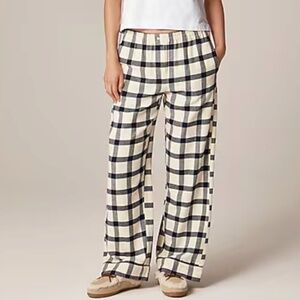 NWT J. Crew Flannel pajama pant in plaid
